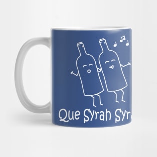 Que Syrah Syrah White Pocket Mug